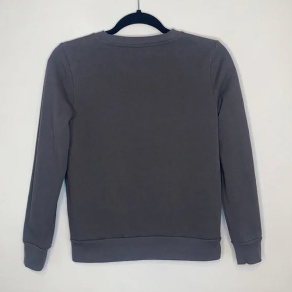 Sezane x Madewell La Superbe XS Gray Crew Neck Sweater - Picture 9 of 9